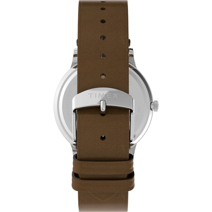 Timex Waterbury Classic 40mm Leather Strap Men's Watch, TW2W14900UJ