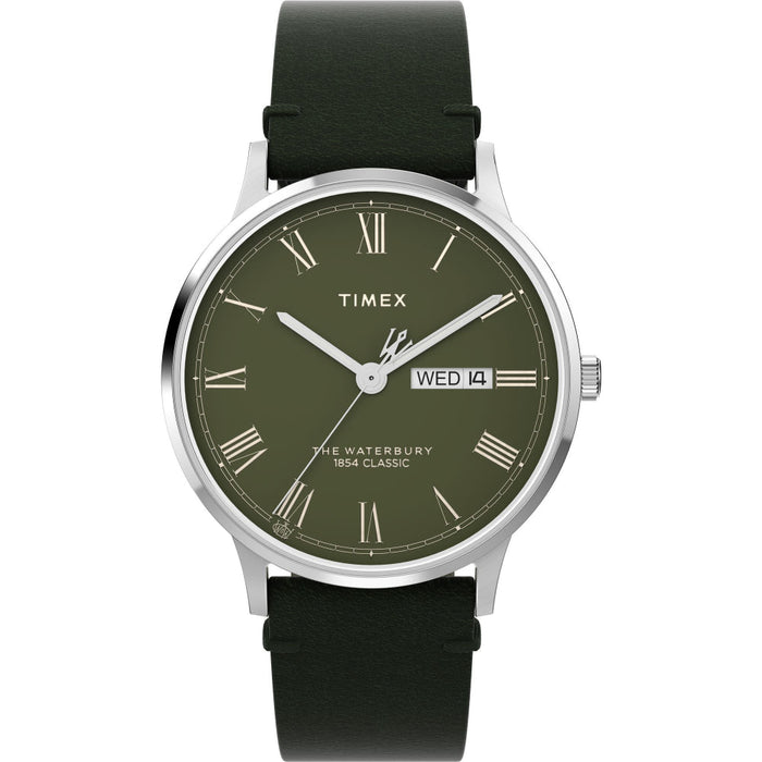 Timex Waterbury Classic 40mm Leather Strap Men's Watch, TW2W50500UJ
