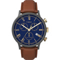 Timex Waterbury Classic Chronograph 40mm Leather Strap Men's Watch, TW2U88200UJ