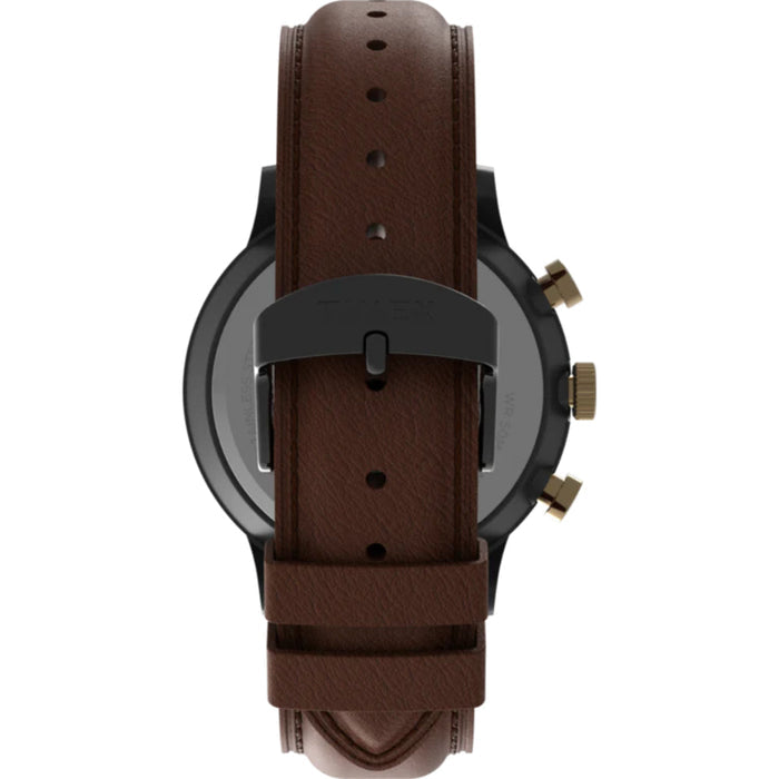 Timex Waterbury Classic Chronograph 40mm Leather Strap Men's Watch, TW2U88200UJ
