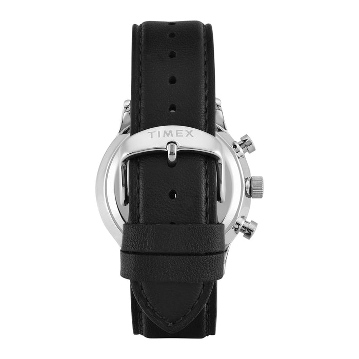 Timex Waterbury Classic Chronograph 42mm Leather Strap Men's Watch, TWEG26600