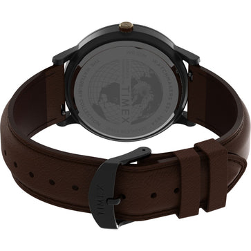 Timex Waterbury Classic Day/Date 40mm Leather Strap Men's Watch, TW2U88500UJ