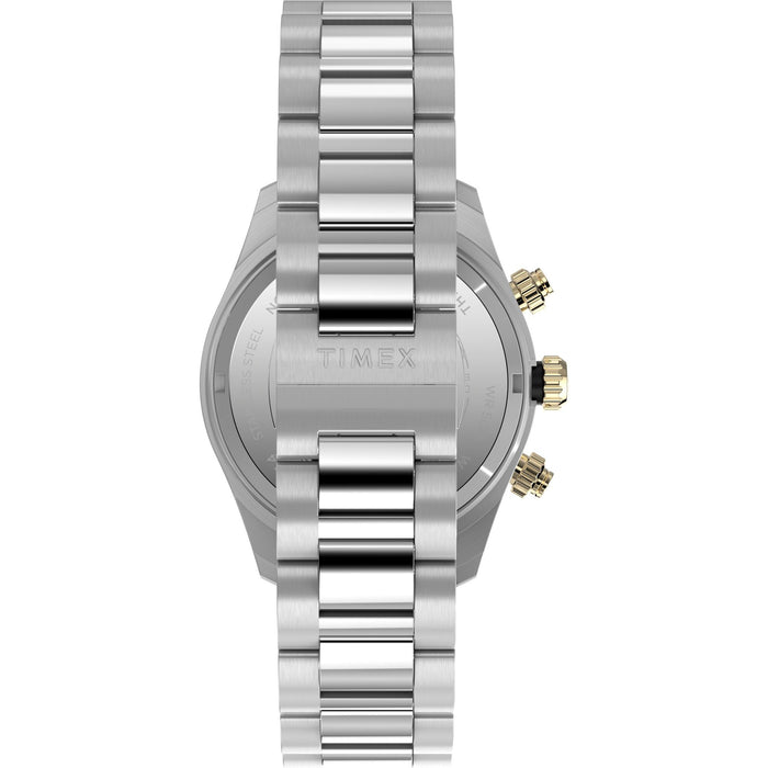 Timex Waterbury Heritage Chronograph 39mm Stainless Steel Bracelet Men's Watch, TW2Y24000UJ
