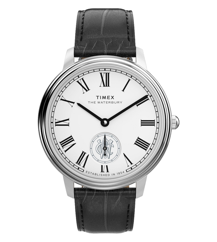 Timex Waterbury Metropolitan Silver Round Dial Analog Men's Watch, TW2Y23100IK