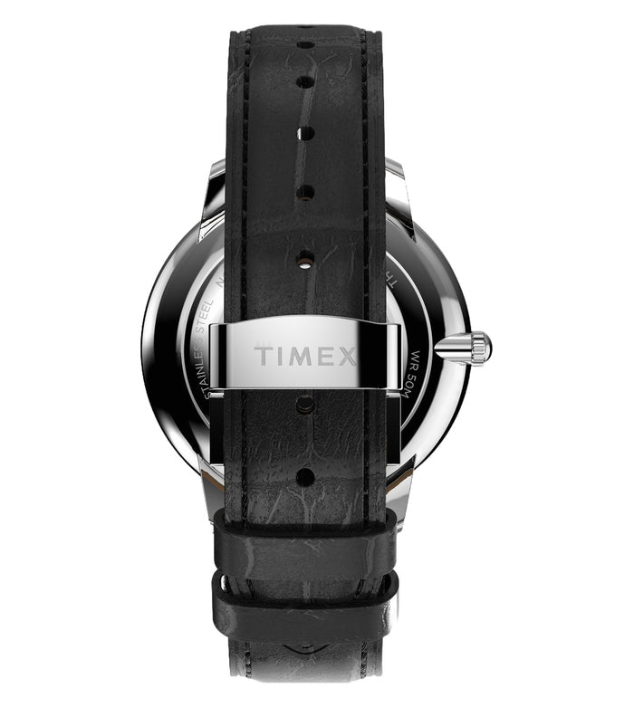 Timex Waterbury Metropolitan Silver Round Dial Analog Men's Watch, TW2Y23100IK