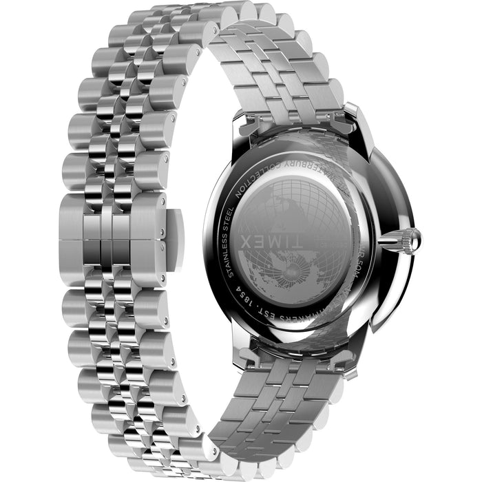 Timex Waterbury Metropolitan Sub-Second 39mm Stainless Steel Bracelet Men's Watch, TW2Y23300UJ