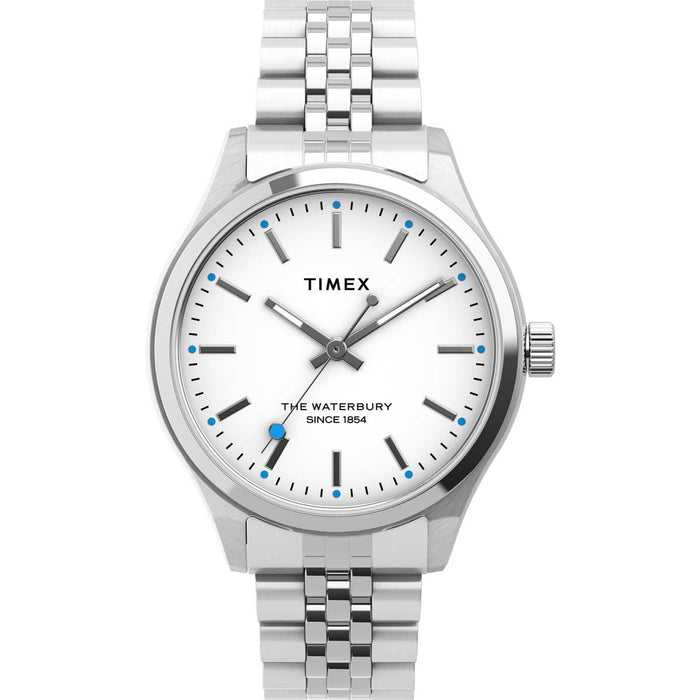 Timex Waterbury Neon 34mm Stainless Steel Bracelet Women's Watch, TW2U23400UJ