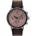 Timex Waterbury Standard 43mm Leather Strap Men's Watch, TW2W47300UJ