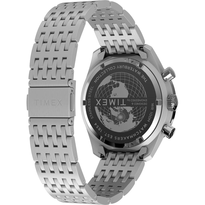 Timex Waterbury Traditional Chronograph 41mm Stainless Steel Bracelet Men's Watch, TW2Y18700UJ