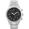 Timex Waterbury Traditional Fly Back Chronograph 43mm Stainless Steel Bracelet Men's Watch, TW2W47800UJ