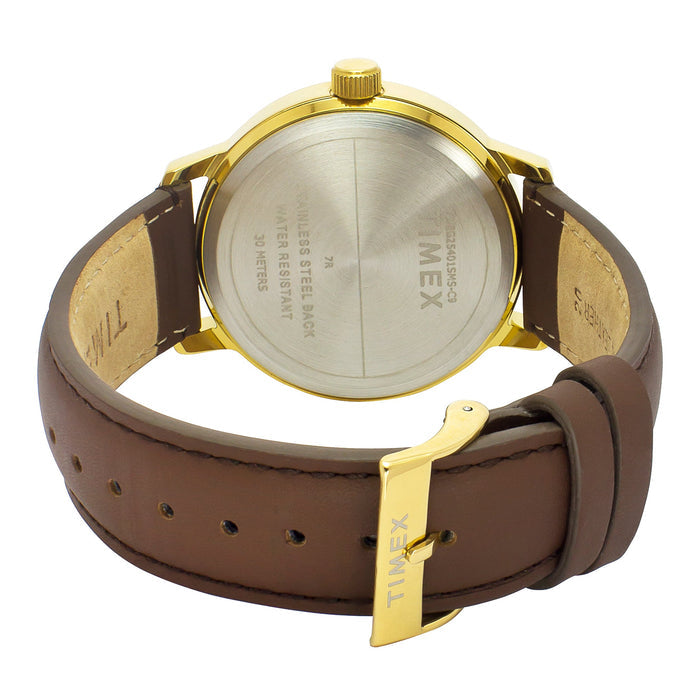 Timex White Round Dial Analog Men's Watch, TWEG25401