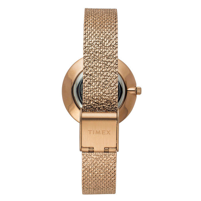Timex White Round Dial Analog Women's Watch, TWEL21502