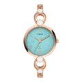 Timex Women Blue Round Dial Analog Women's Watch, TWEL18111