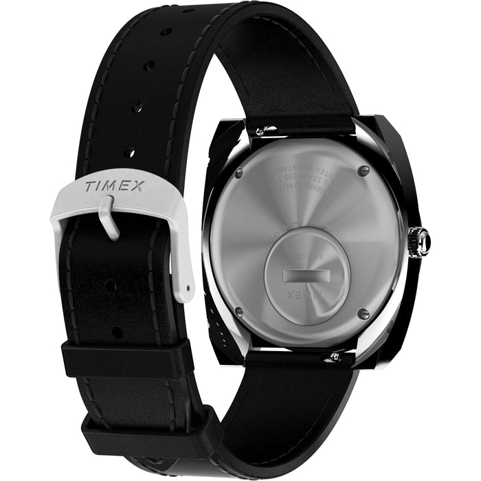Timex World Time Reissue 39mm Leather Strap Men's Watch, TW2V69500U9