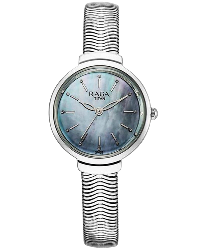 Titan Glam Pearl Analog Women's Watch, 2737SM01