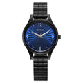 Titan Karishma Quartz Analog Blue Dial Black Stainless Steel Strap Women's Watch, 2679NM02