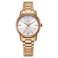 Titan Karishma Quartz Analog Silver Dial Rose Gold Stainless Steel Strap Women's Watch, 2760WM01