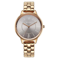 Titan Neo Quartz Analog Grey Dial Rose Gold Metal Strap Women's Watch, 2648WM10