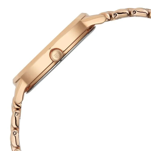 Titan Neo Quartz Analog Grey Dial Rose Gold Metal Strap Women's Watch, 2648WM10