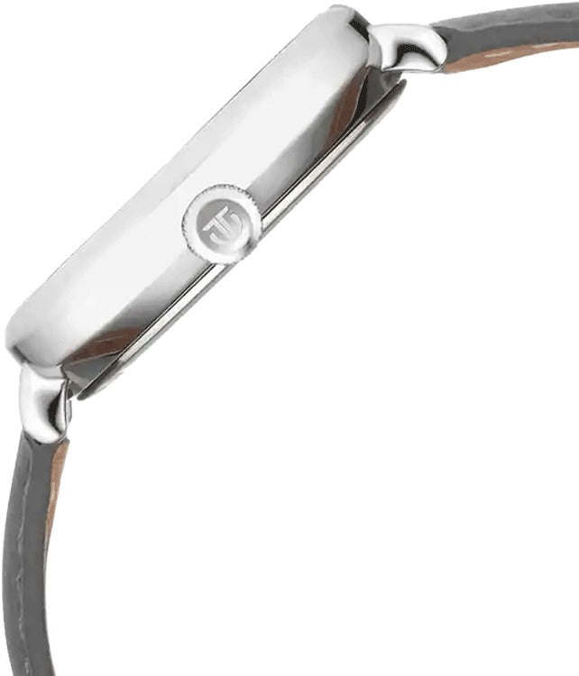 Titan Quartz Analog with Date Anthracite Dial Leather Strap Men's Watch, 1885SL01