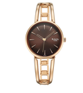 Titan Raga Afterglow Quartz Analog Brown Dial Rose Gold Metal Strap Women's Watch, 2746WM01