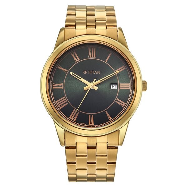 Titan Raga Bracelet Style Straps Analogue Running Men's Watch, 10060YM01