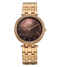 Titan Raga DEC Blaze Quartz Analog Brown Mother Of Pearl Dial Rose Gold Metal Strap Women's Watch, 2793WM01