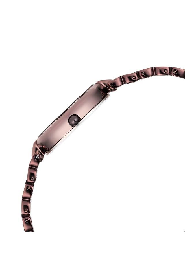 Titan Raga Delight Quartz Analog Brown Dial Brown Metal Strap Women's Watch, 2608QM02