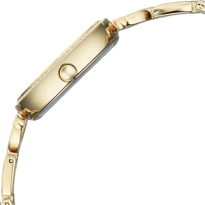 Titan Raga Showstopper Quartz Analog Green Dial Golden Metal Strap Women's Watch, 95345YM01