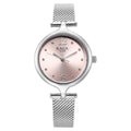 Titan Raga Showstopper Quartz Analog Pink Dial Silver Metal Strap Women's Watch, 95268SM01