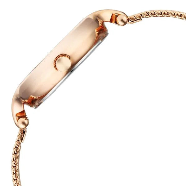 Titan Raga Showstopper Quartz Analog Rose Gold Dial Metal Strap Women's Watch, 95268WM01