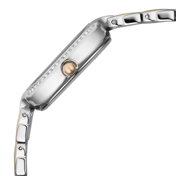 Titan Raga Showstopper Quartz Analog Silver Dial Two Toned Metal Strap Women's Watch, 95347KM01