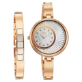 Titan Ranga Mother of pearl Dial Rose Gold Metal Strap Analog Women's Watch, 95224WM02
