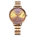 Titan Secluded Quartz Analog Rose Gold Dial Rose Gold Stainless Steel Strap Women's Watch, 2703WM01