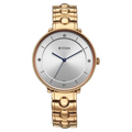 Titan Workwear Quartz Analog Grey Dial Rose Gold Colour Metal Strap Women's Watch, 2651WM11