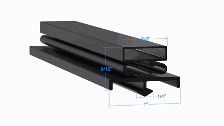TWT-60D-4-LP True PART# 810513 by Strivide 13 1/8 x 29 1/8 Compatible with True 810513