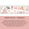 Under the Sea – Mermaid Wall Decals