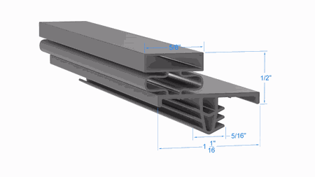 VRR3S Delfield PART# 1701318 by Strivide 24 1/4 x 60 7/8 Compatible with Delfield 1701318